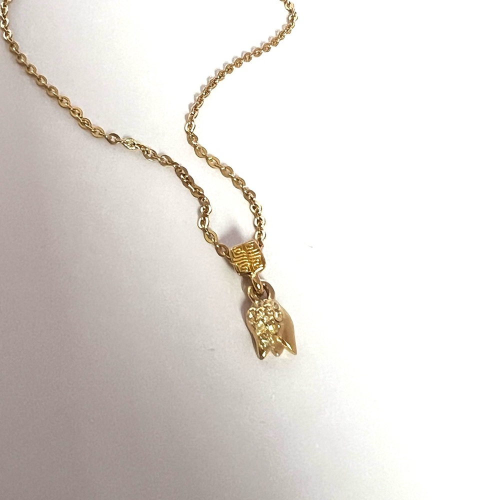 Givenchy Gold Tulip Necklace - Picture 3 of 5